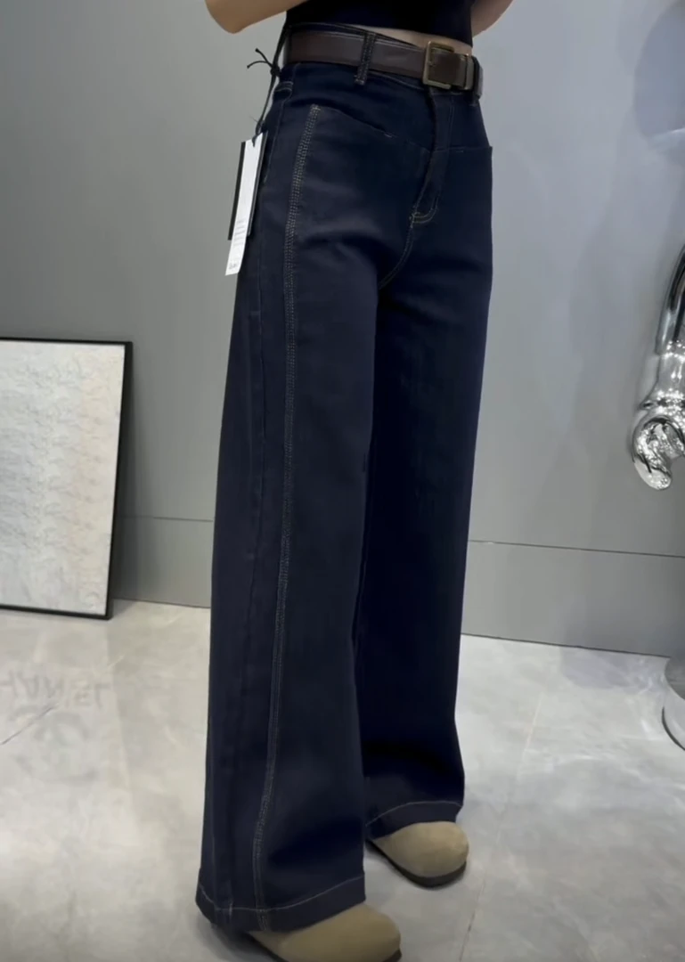 李园家1号店-8561-高弹力百搭牛仔裤