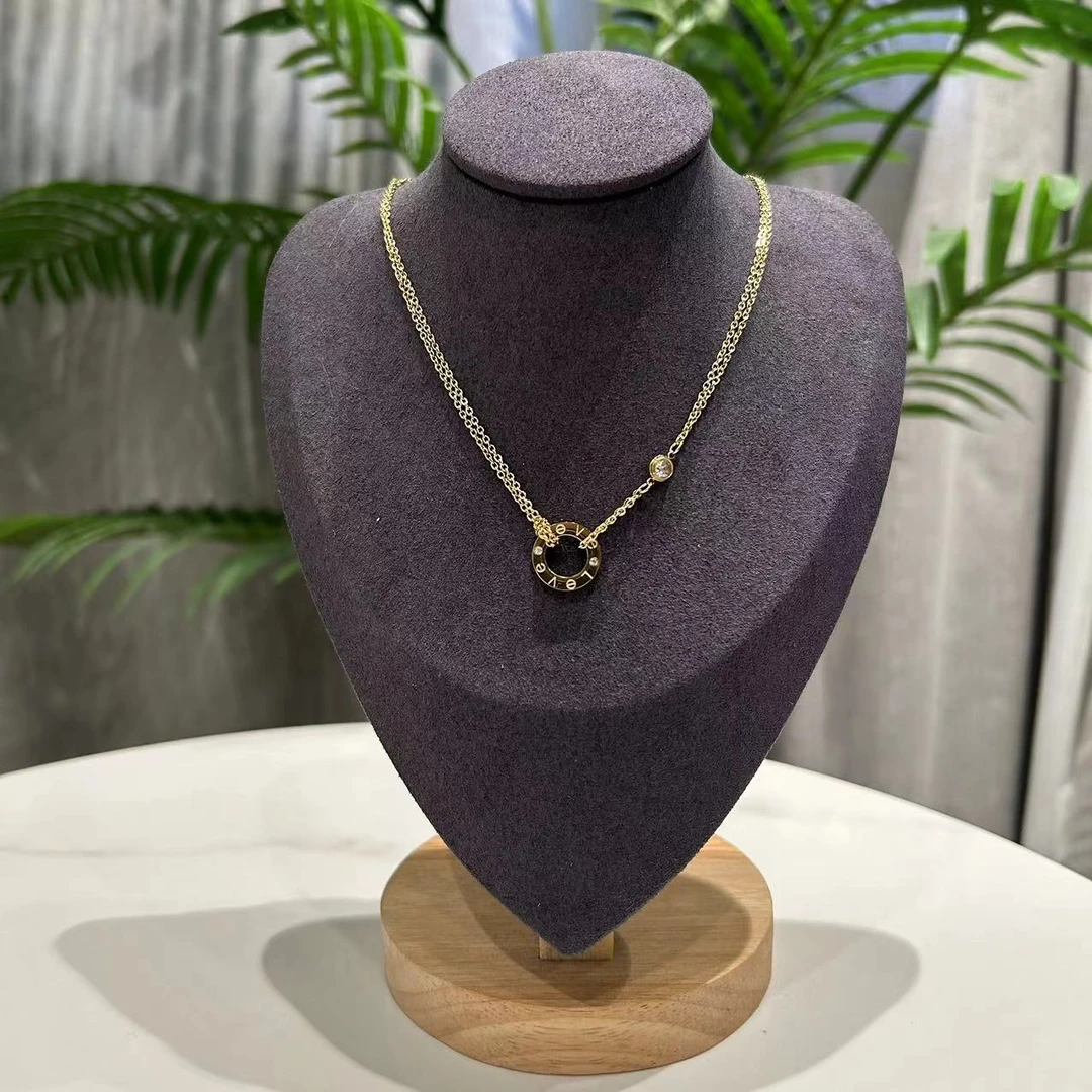 铜合金项链 【李园家1号店】- 项链99927 -轻奢百搭环环相扣项链