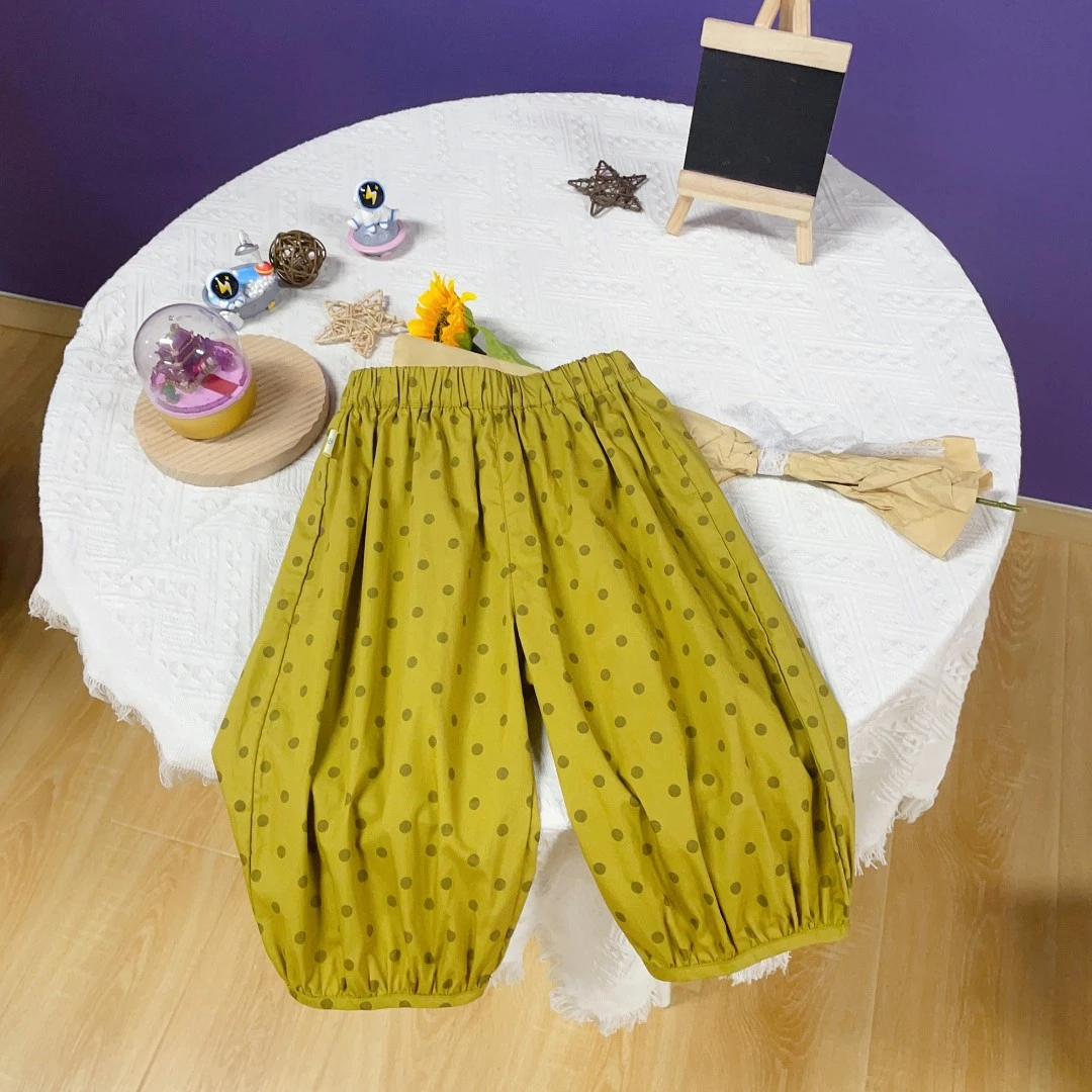 【云朵小葵】儿童纯色夏季圆点洋气短裤20132