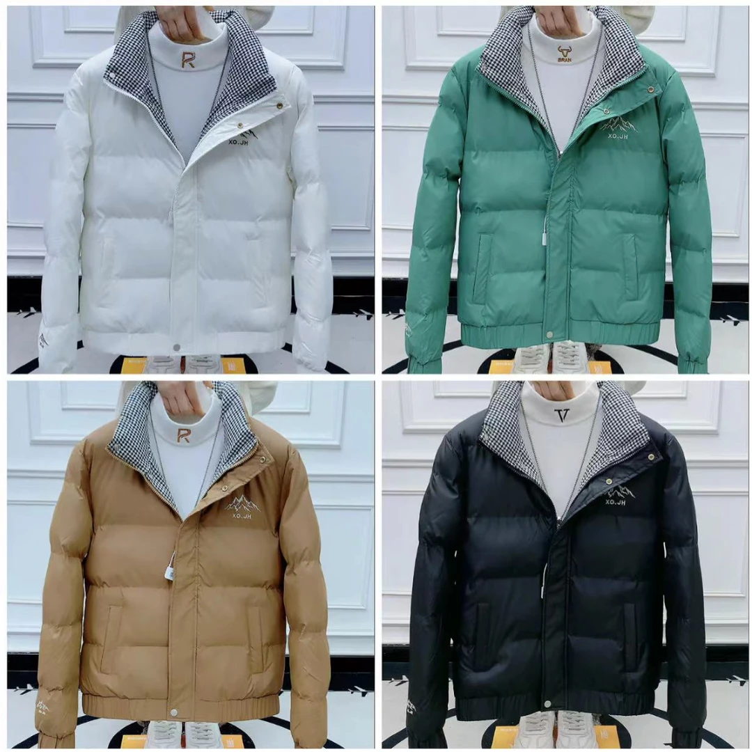 2024高品质时尚潮流新款帅气青春韩版修身保暖帅气棉衣外套