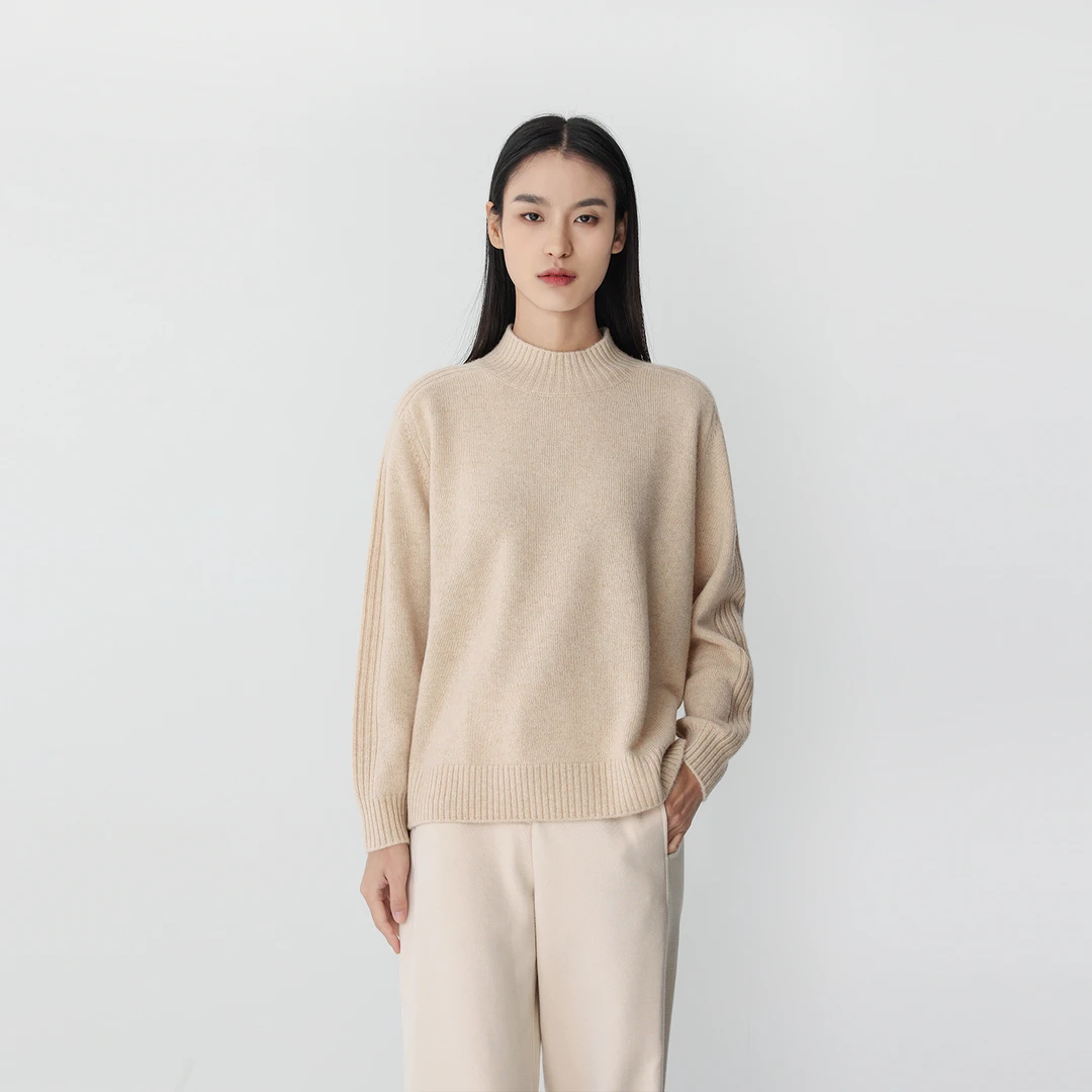 【女士LP同款中领插肩】100%羊绒衫XTJH线头计划259067