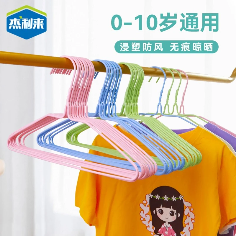 家用防风两用晒衣架晾衣服衣架简易晾晒架加硬凉衣架