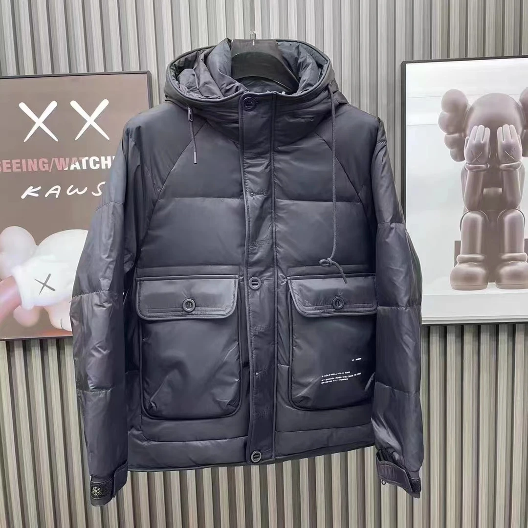 A-367-23003-保暖外套男士韩版时尚休闲冬季百搭情侣短款保暖加厚