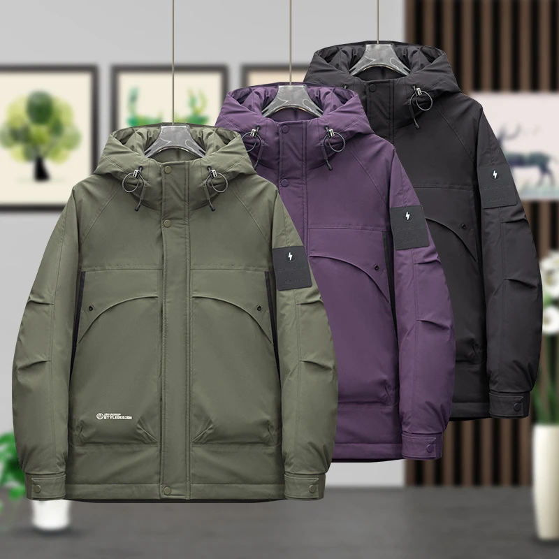 【雪域闪电】2410-19 冬季滑雪保暖锁温男士百搭时尚休闲棉外套