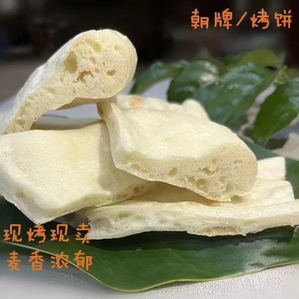 【家乡特产】传统手工潮牌饼120g*10块真空包装炭火烤制营养美味
