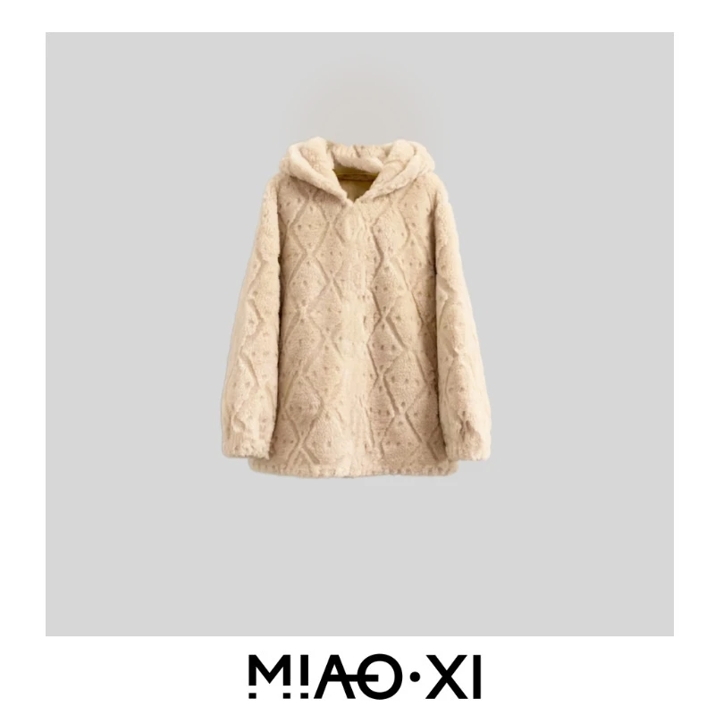 【妙兮】“小熊仔”羊毛冬季女士套头外套#Y1286