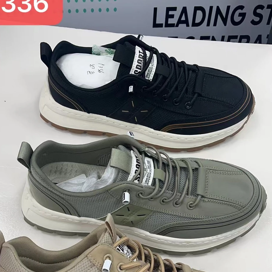 格姐家~男士新款弹力鞋带夏款薄款休闲鞋1336（鞋跟3.5厘米左右）