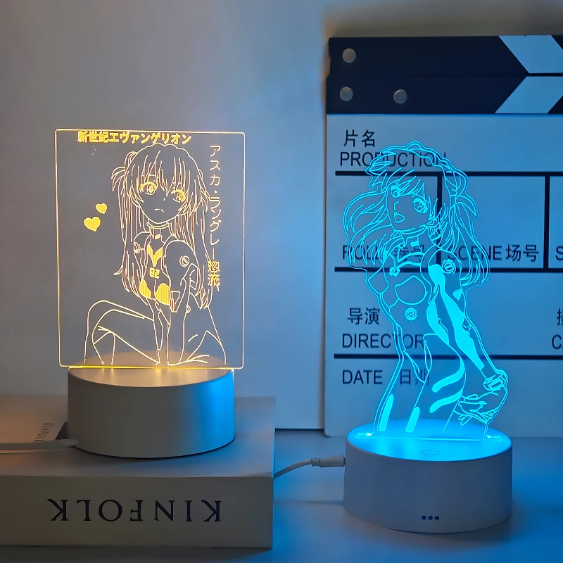 EVA新世纪福音战士明日香初号机电竞桌面摆件彩小夜灯送男生礼物
