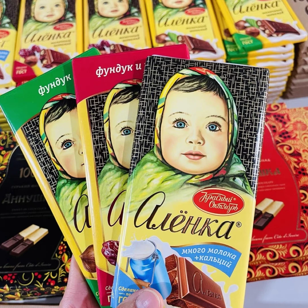俄罗斯爱莲巧大头娃娃巧克力90克