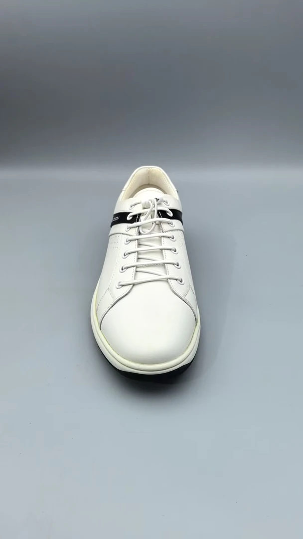 新款轻质厚底系带男士皮鞋休闲鞋C679