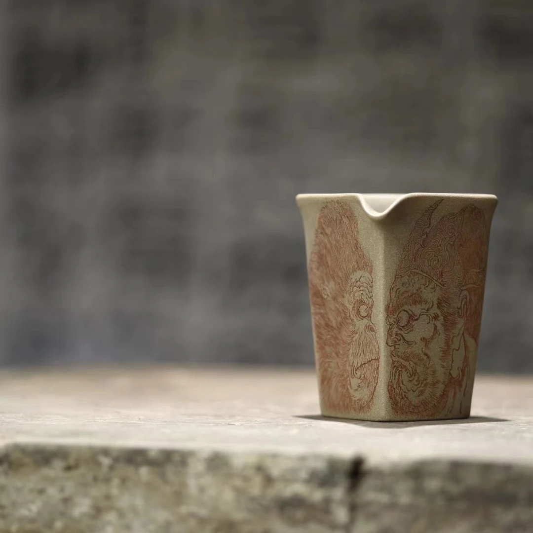 尚枫堂出品 公道杯 海兵刻绘 青段 200cc