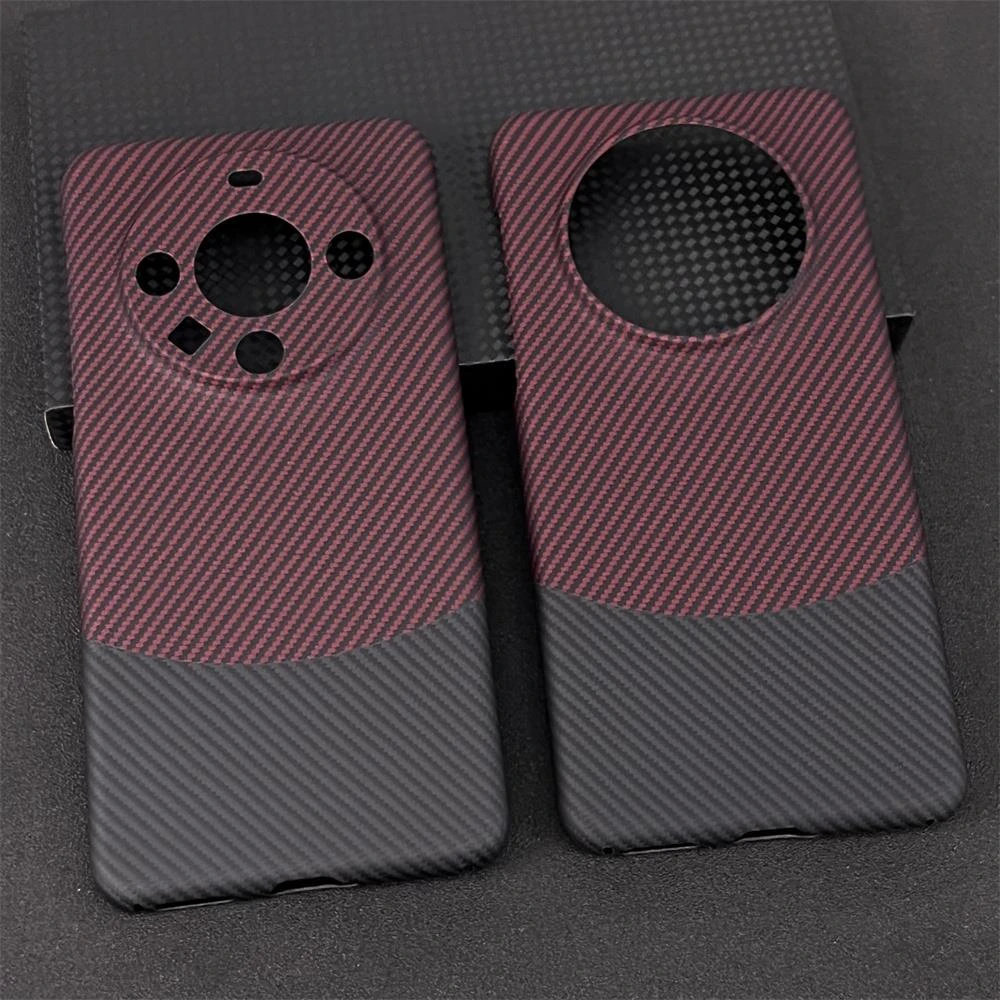 适用于mate60Pro保护壳全包超薄碳纤维纹理商务简约防摔耐磨硬壳