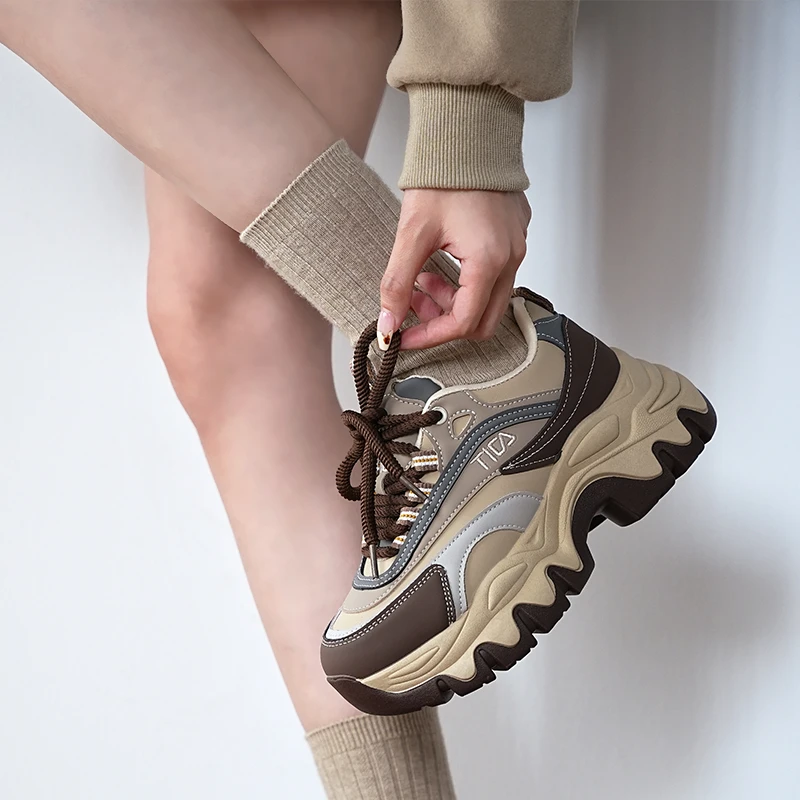 【D先森】秋冬季加绒保暖老爹鞋女2023新款爆款学生棉鞋运动小白鞋