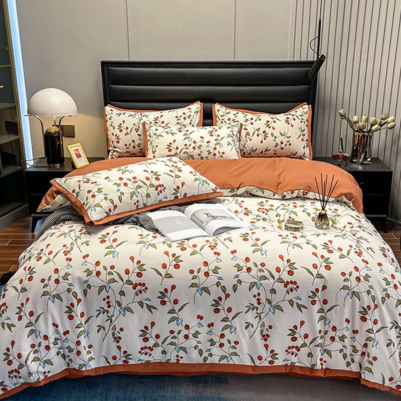 四件套秋冬季加厚斜纹亲肤床单被套单双人学生宿舍床上用品