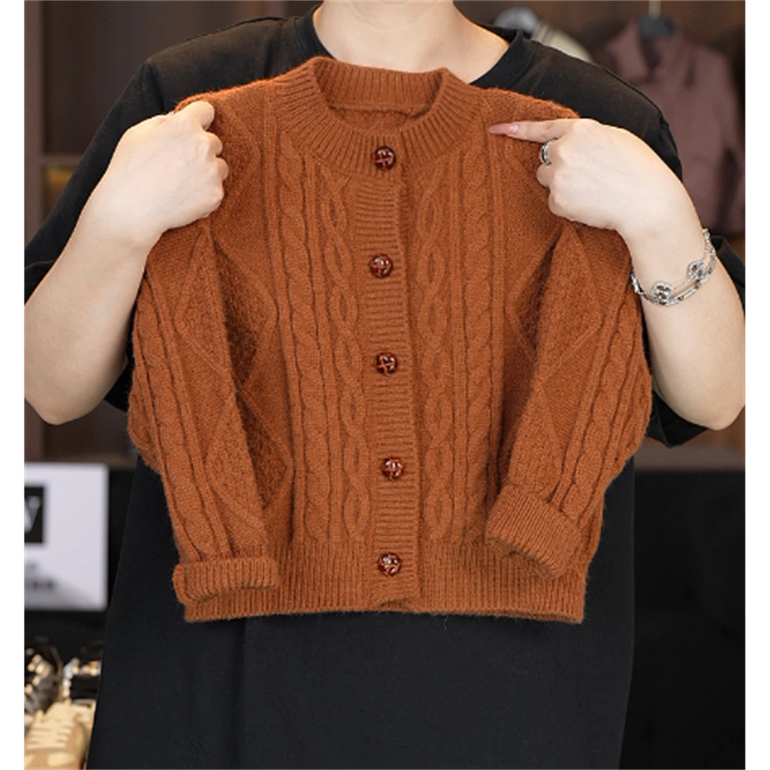 【CW】亮眼百搭 韩系纯色毛衣外套 "显白显贵" MY