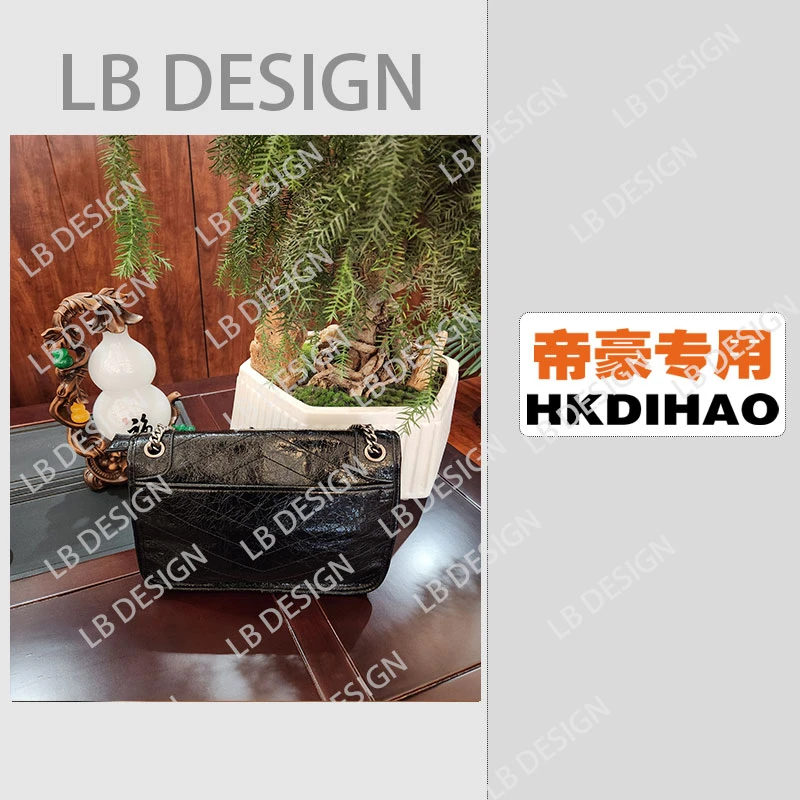 LBDESIGN手工打造真皮高端定制女士包【9206黑色】