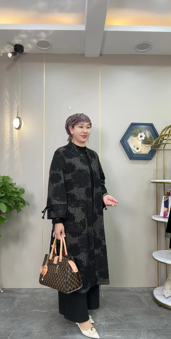 w1763民族风盘扣外套