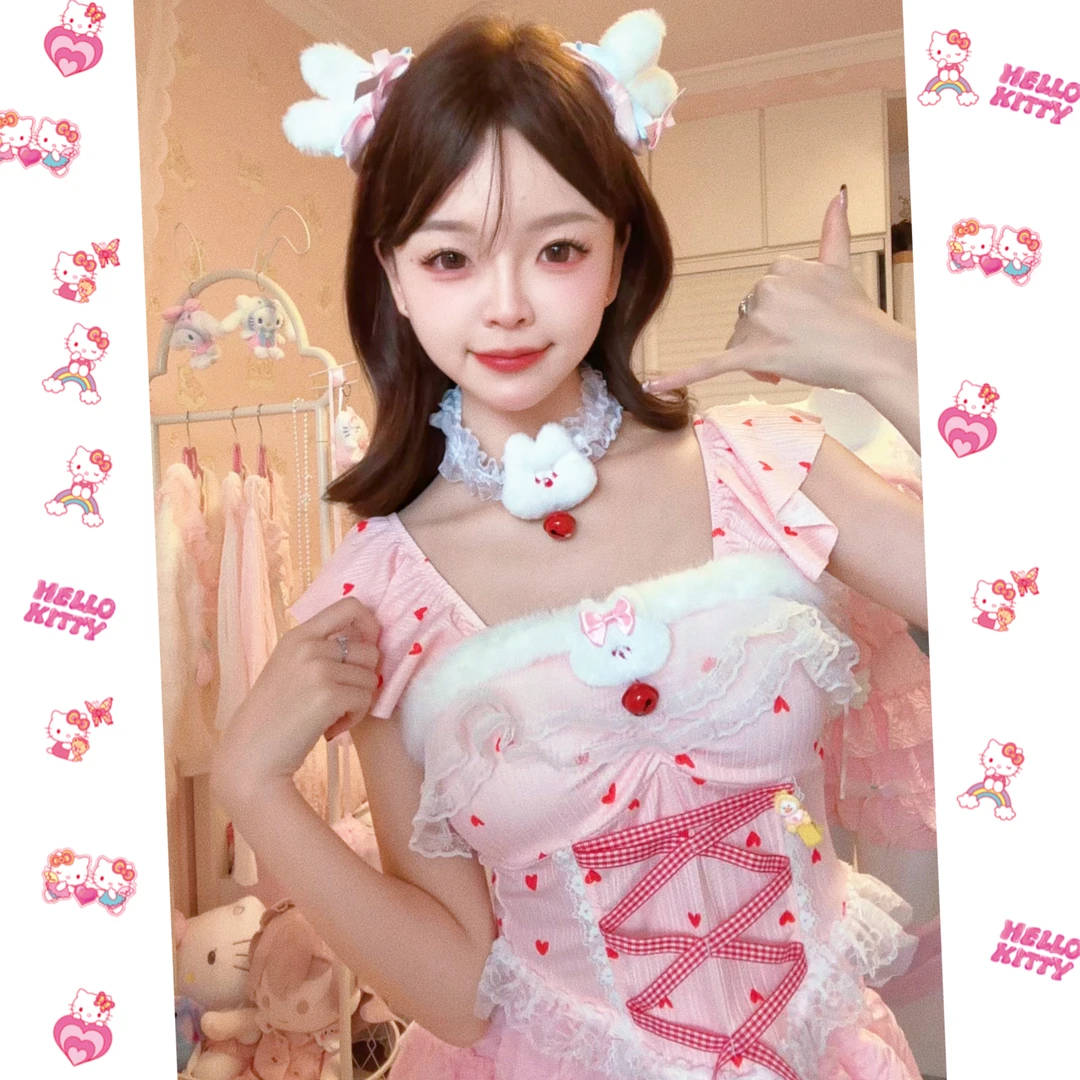 美背/短裙/项链/发夹