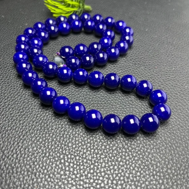 137 金玉蓝鲸玛瑙妈妈链-卡10mm左右