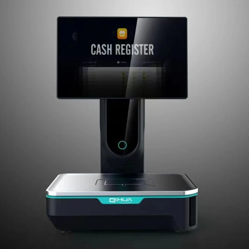 电子收银自动识别打码称银豹AI标签称果蔬零食散称称重打码电子