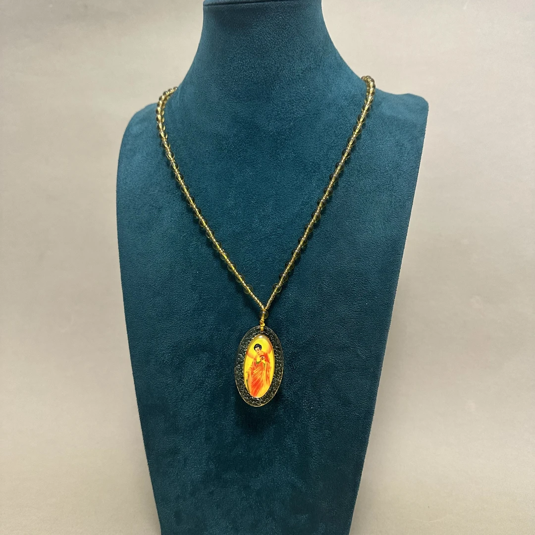 非金属珐琅吊坠 菩斋阁文创  0168 阿弥吊坠