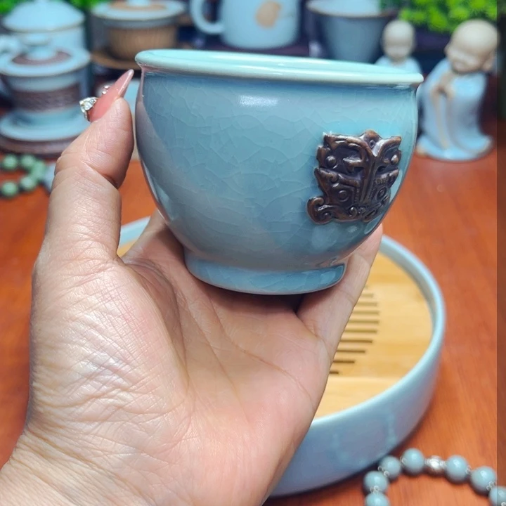 【闪购商品】汝州御盏汝瓷厂，茶器大全，手串挂件