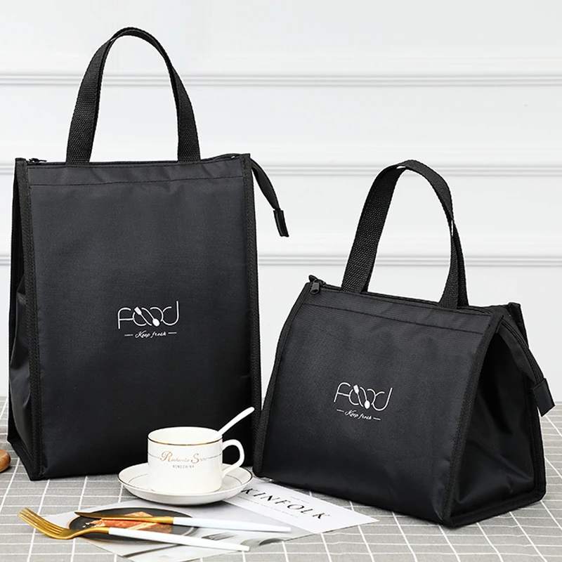 保温袋便携饭盒防油铝箔加厚大容量上班族带饭午餐包手拎饭盒包