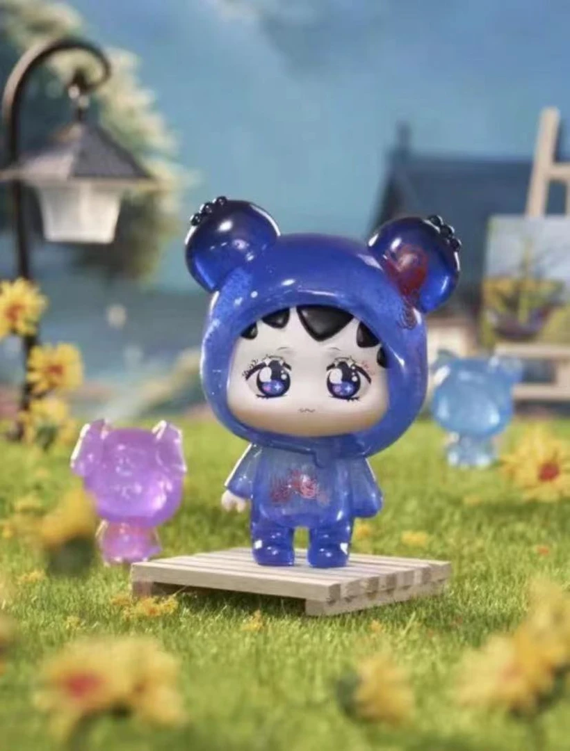 【许】正版KIBBI帽兜花语彩透正版系列盲盒