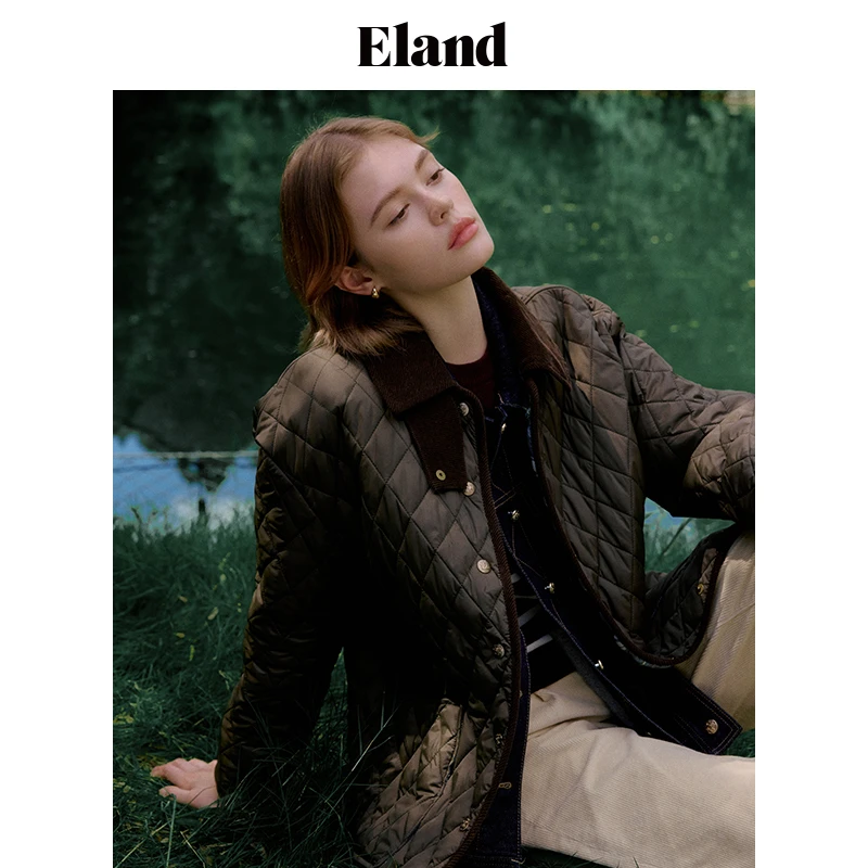 【商场同款新品】【三防面料】Eland衣恋棉服女EEJPE4TM07