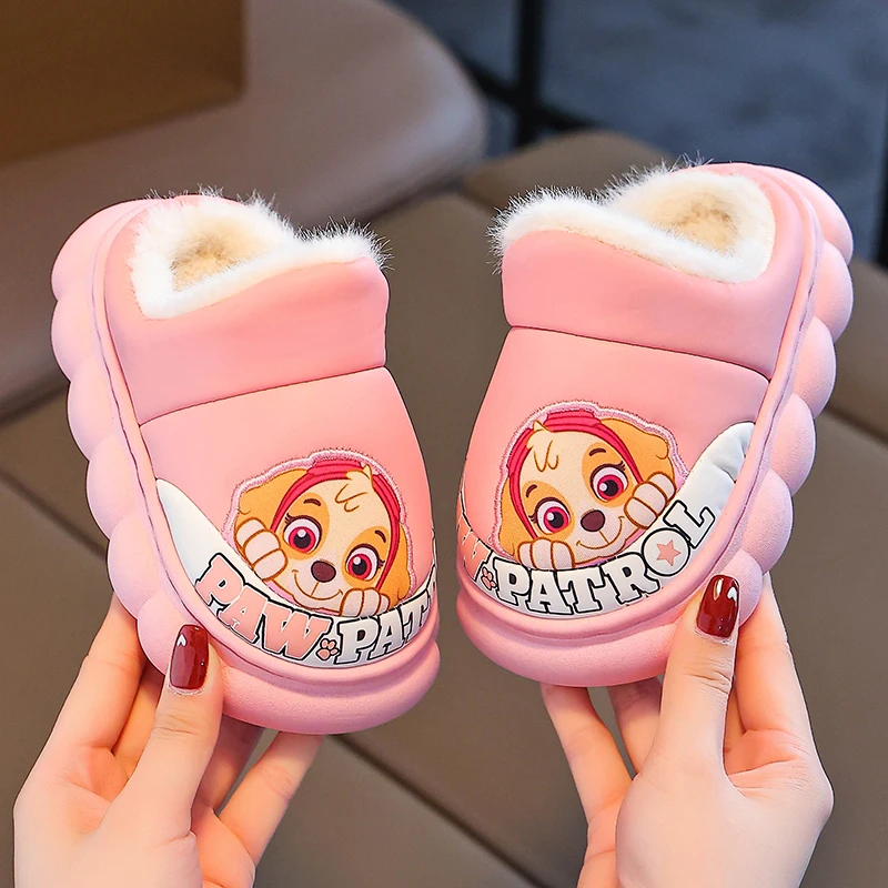 拖鞋儿童女2024冬季卡通防水男童居家室内防滑保暖中大童宝宝棉拖