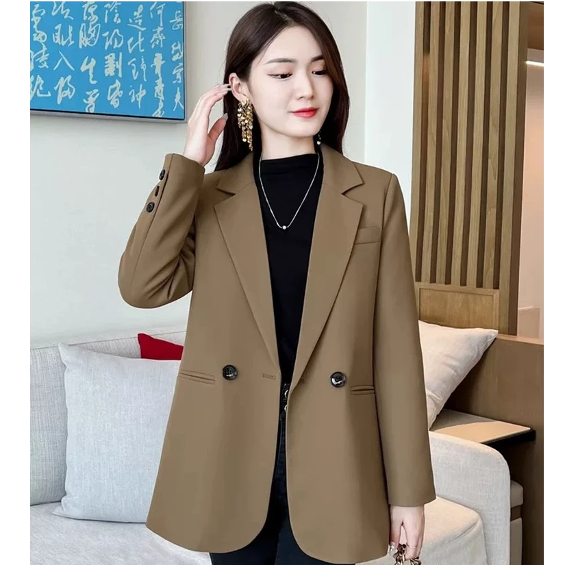 大码西装外套女2025新款春季韩版时尚休闲高级设计感小众西服上衣