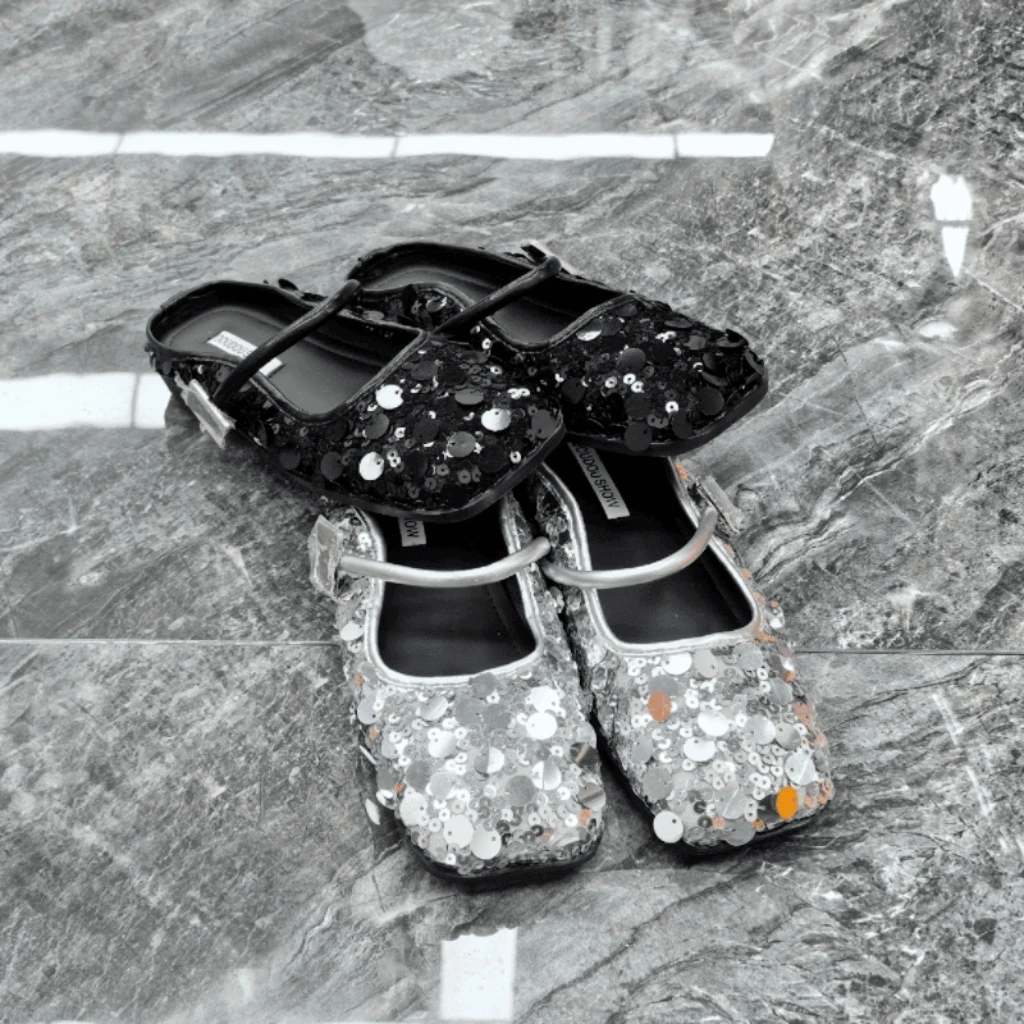 669-1女士时尚亮片单鞋