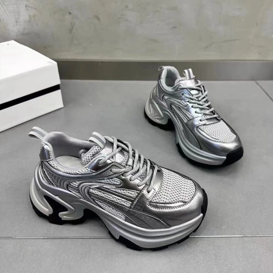 8135女士秋冬脏脏老爹鞋休闲鞋