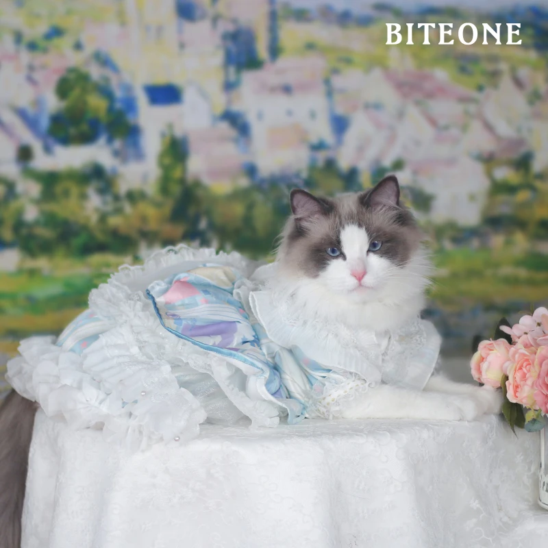 BITEONE 猫咪LOLITA衣服【梦宝奇缘】布偶猫公主裙限定礼盒款