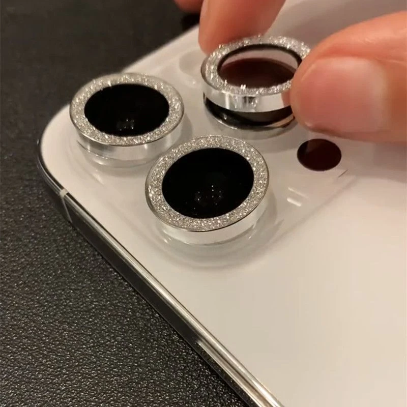 苹果17闪钻镜头膜iPhone17ProMax闪粉16后置摄像头15超清防摔全包