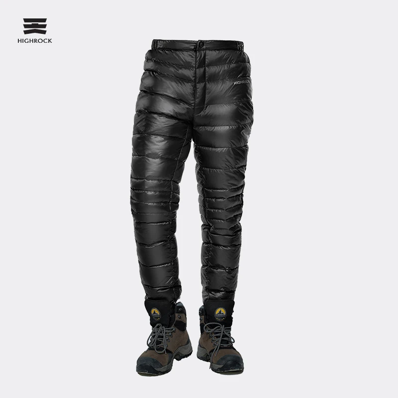 HIGHROCK/天石户外羽绒裤登山鹅绒裤轻量休闲男女防寒保暖V331