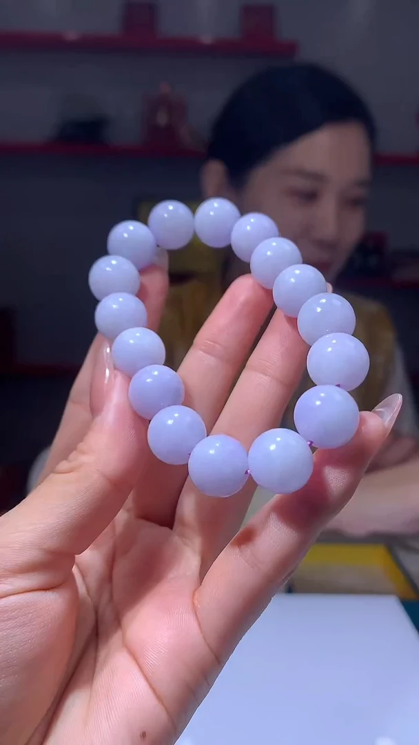 【闪购商品】定制翡翠未镶嵌1033hm-毛货手串67