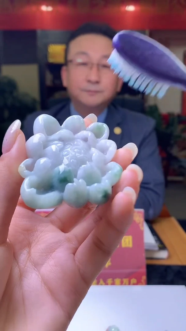 【闪购商品】定制翡翠未镶嵌1041xd-毛货挂件62