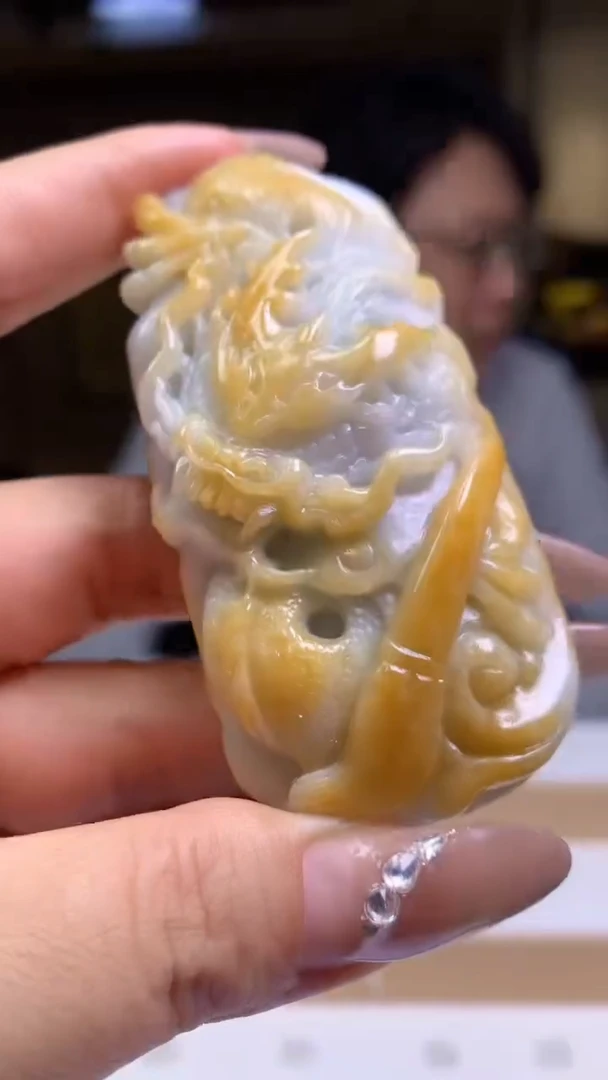 【闪购商品】定制翡翠未镶嵌1008yz-毛货挂件18