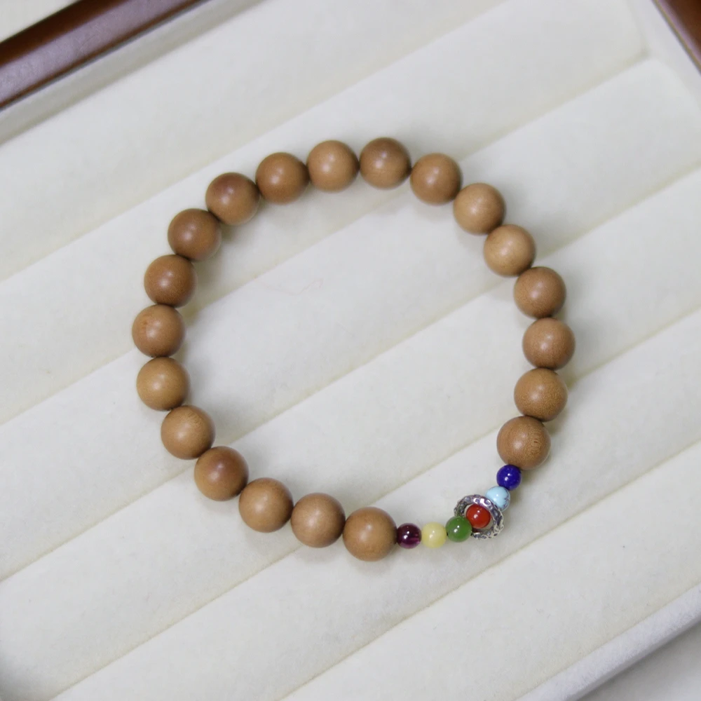 老山檀手串·8mm单圈遇见彩虹·MLS2702
