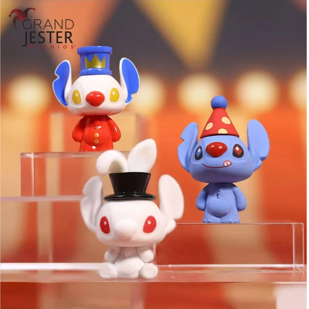 【拆盒】Enesco史迪仔百变史迪奇萌粒套装第5弹奇幻马戏盲袋小摆件