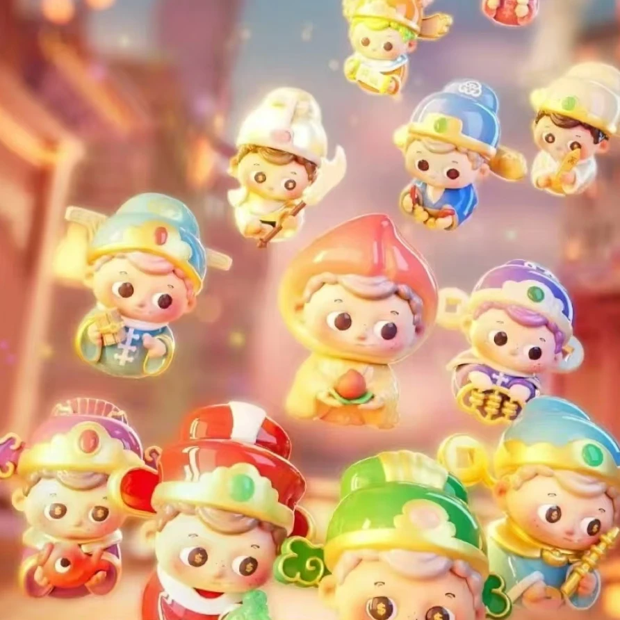 【拆盒】PIDOL有豆必玲系列福神萌粒mini盲盒生日礼物可爱