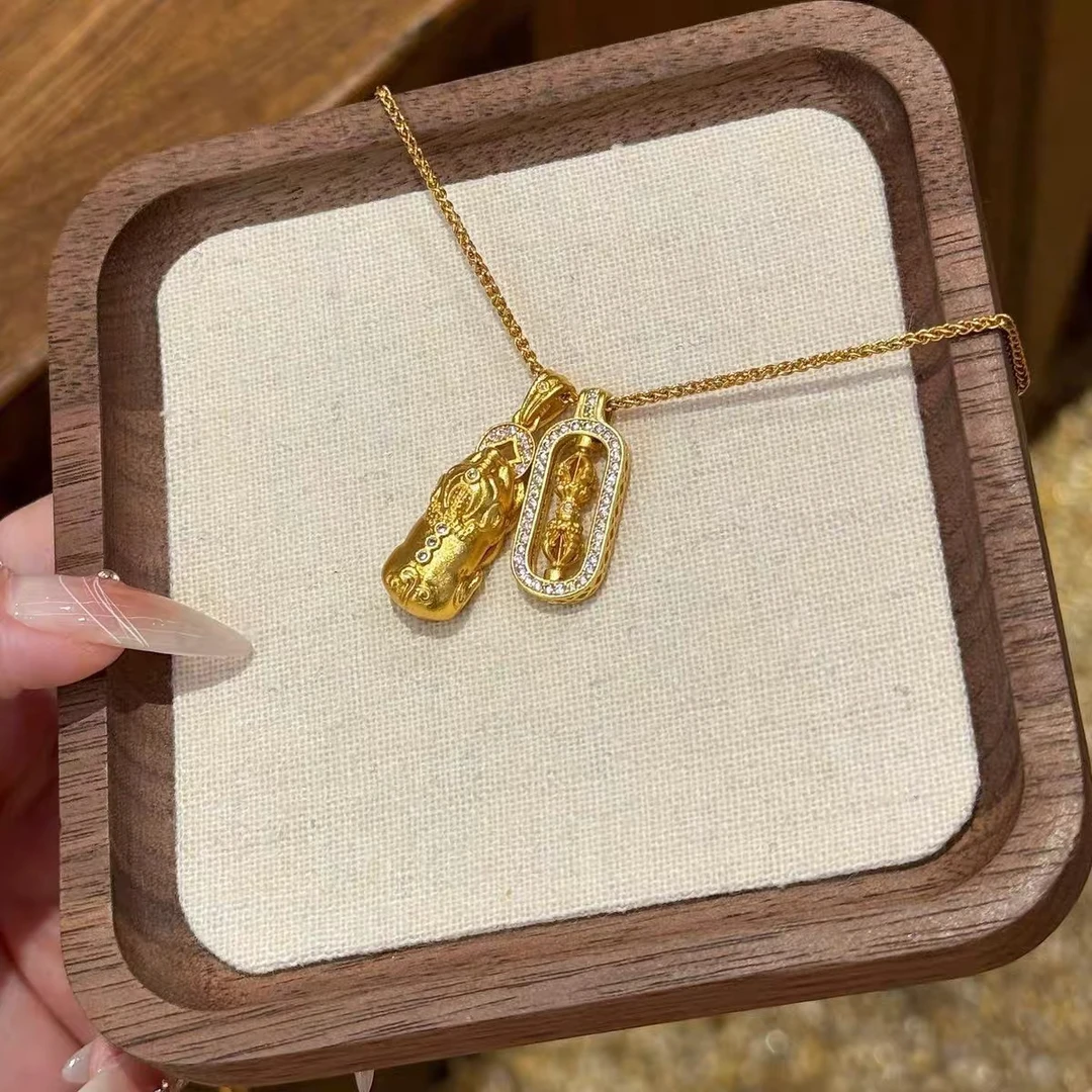 铜合金吊坠 新中式貔貅项链+吊坠 多规格链接