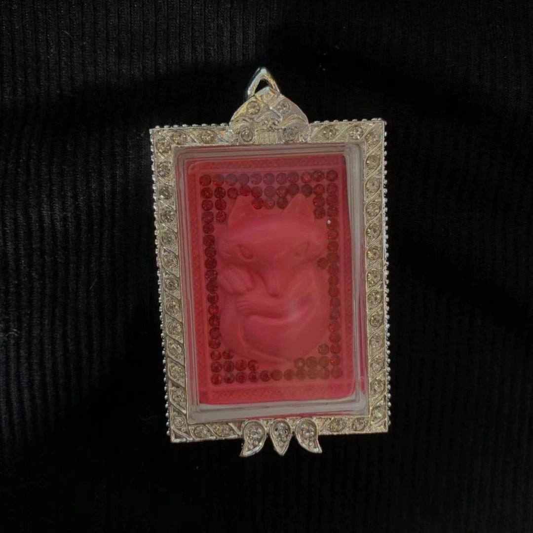 钛钢吊坠 手工艺品  粉姐姐大方壳吊坠