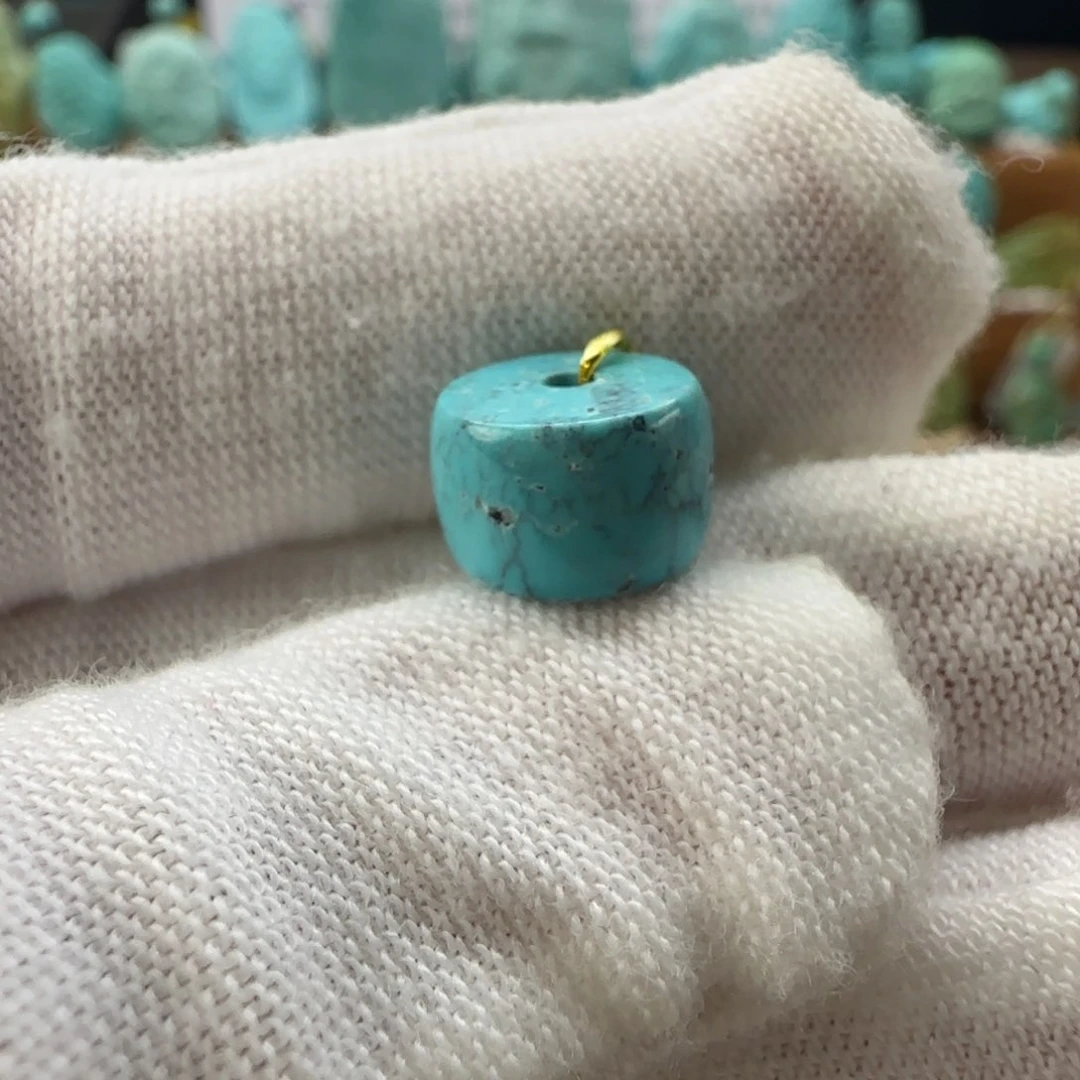 【闪购商品】绿松石直切10.4未镶嵌