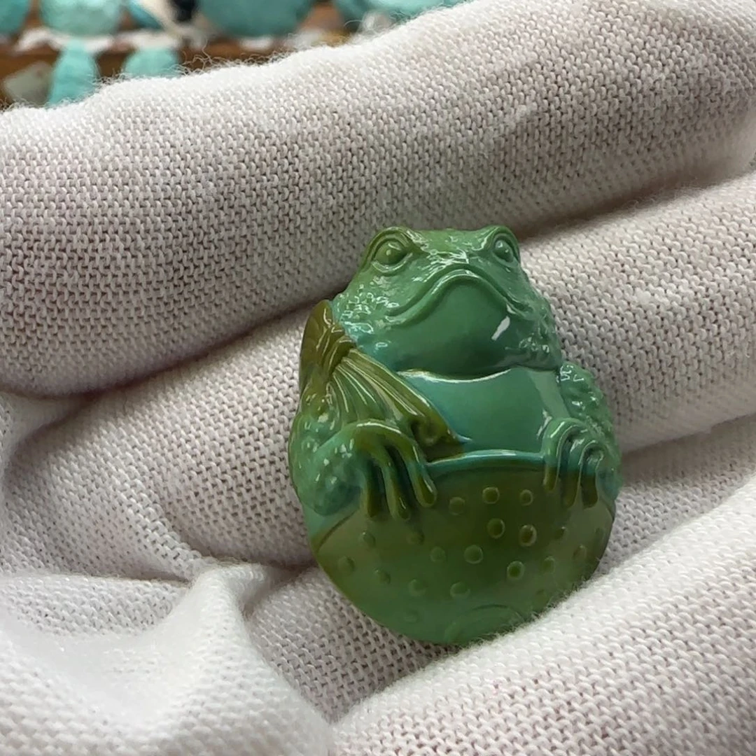 【闪购商品】绿松石金蟾 未镶嵌
