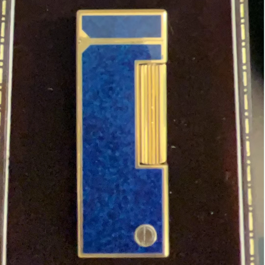 DXL5代蓝七宝烧充气打火机