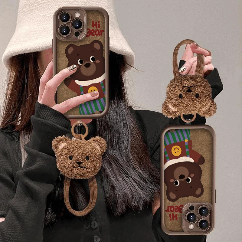 真兴 卡通可爱小熊手机壳适用苹果/华为/荣耀/oppo/vivo/小米