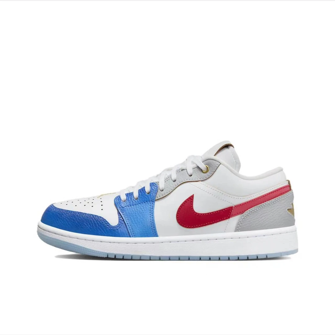 Jordan Air Jordan 1 Low 白蓝红低帮复古篮球鞋 男款 FN8901-164