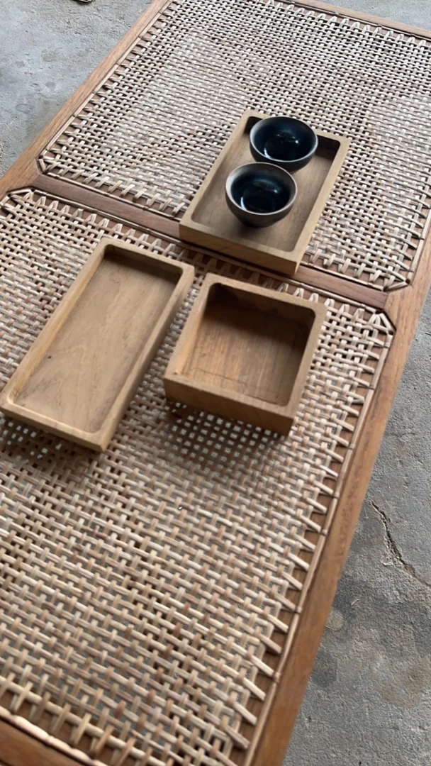 缅甸柚木收纳小托盘 茶盘 优惠活动 抢到就赚到随机发货不挑选